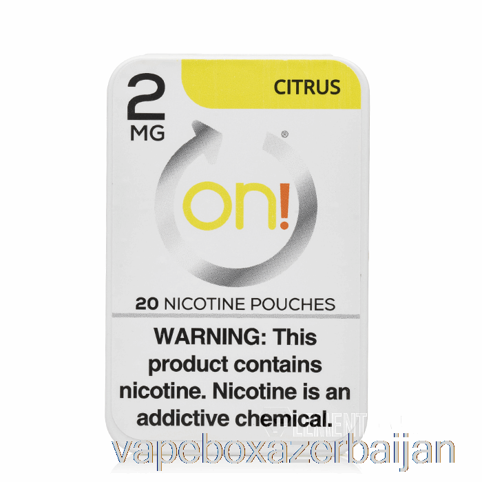 Vape Baku ON! Nicotine Pouches - CITRUS 2mg